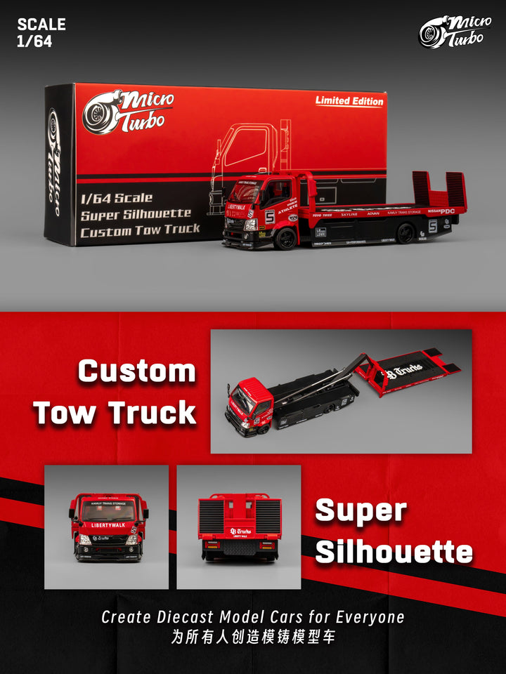 [Preorder] Microturbo 1:64 Custom Tow Truck - Super Silhouette