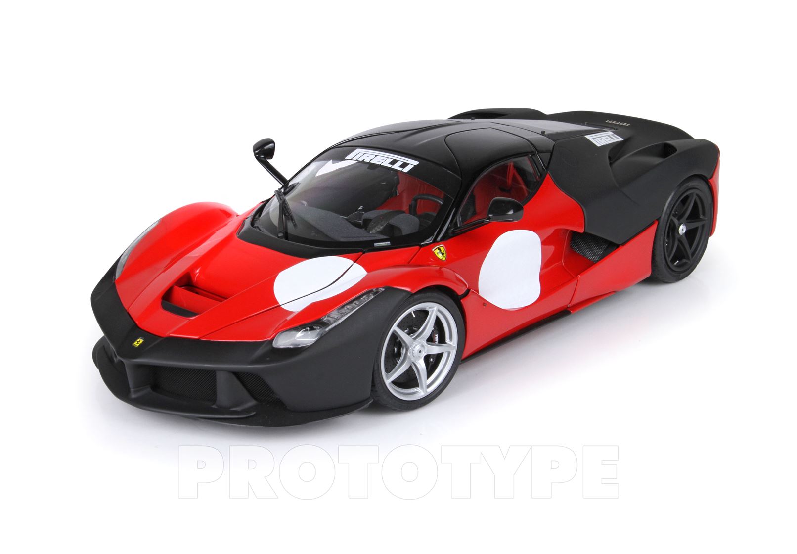 BBR 1:18 Ferrari LaFerrari Test 2012 Open Diecast Rosso Corsa 322