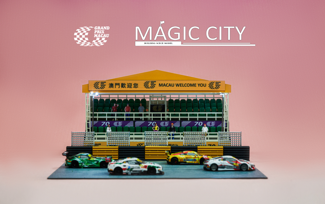 [Preorder] Magic City 1:64 Macau Grand Prix 70th Anniversary Edition Spectator Stand