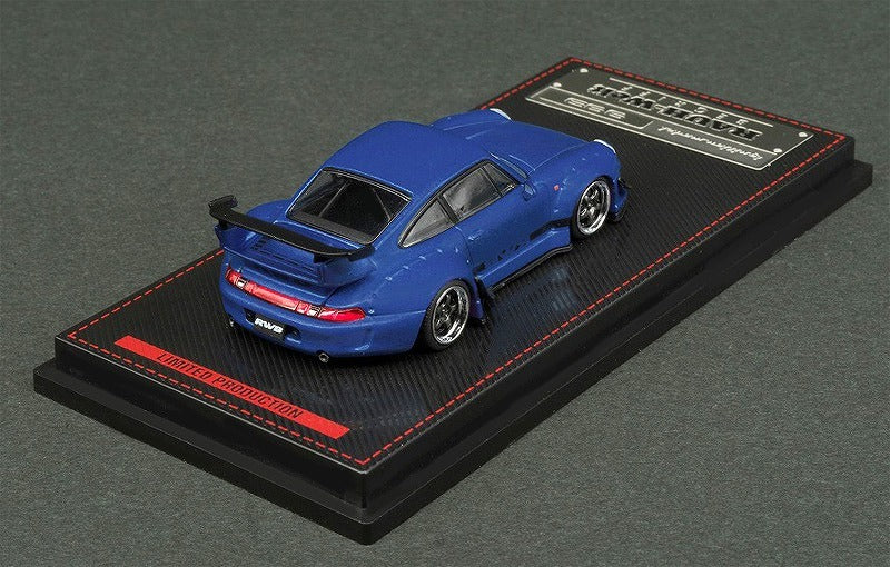Ignition Model 1:64 Porsche 993 RWB Matte Blue Metallic