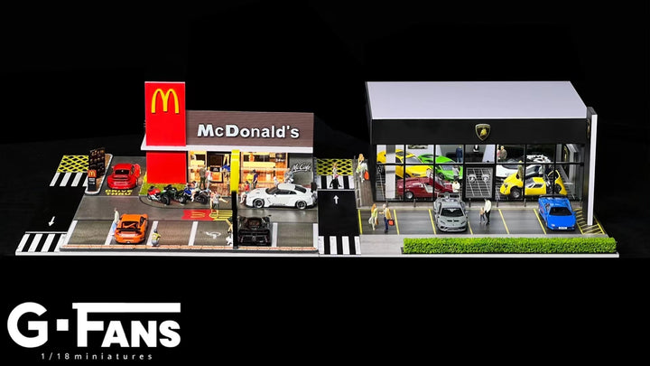 [Preorder] G.Fans 1:64 Diorama McDonald's Building