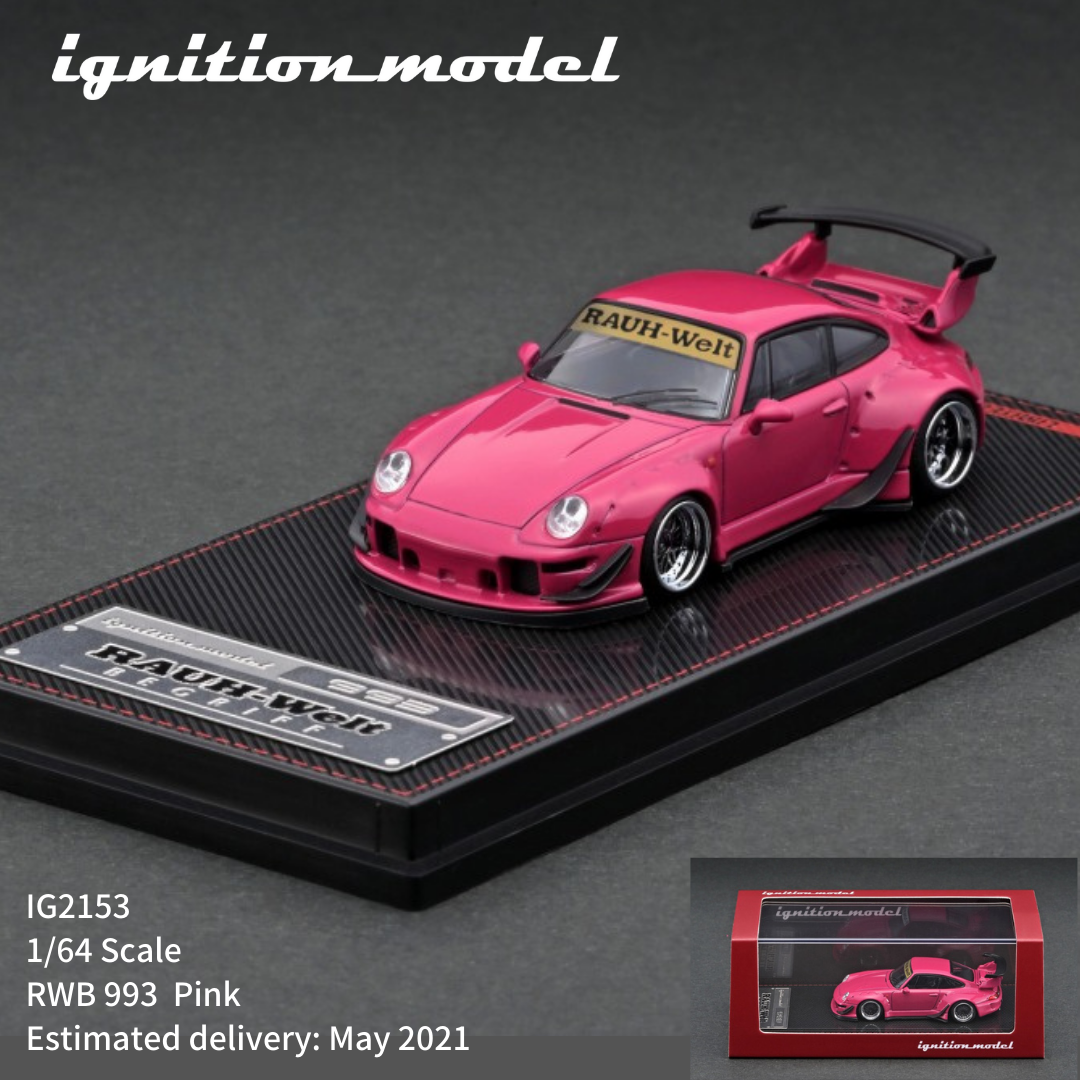 Ignition Model IG 1:64 Porsche RWB 993 Pink IG2153