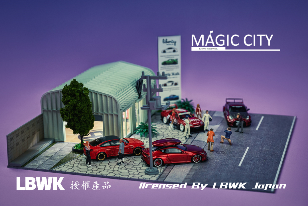 Magic City 1:64 Diorama Japan LBWK HQ White Spire Exhibition Hall
