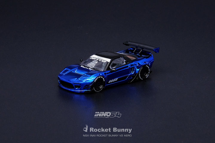 Inno64 NSX (NA) Rocket Bunny V2 Aero Chrome Blue IN64-NSXP-BCH