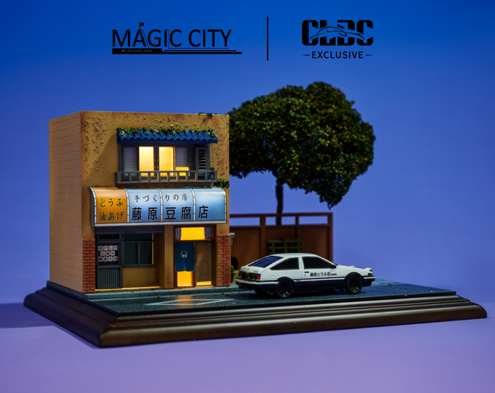 CLDC + Magic City 1:64 Diorama Fujiwara Tofu Store