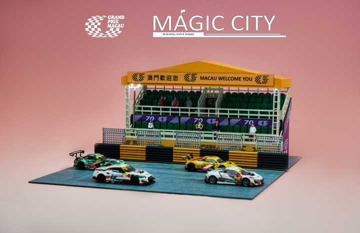 [Preorder] Magic City 1:64 Macau Grand Prix 70th Anniversary Edition Spectator Stand