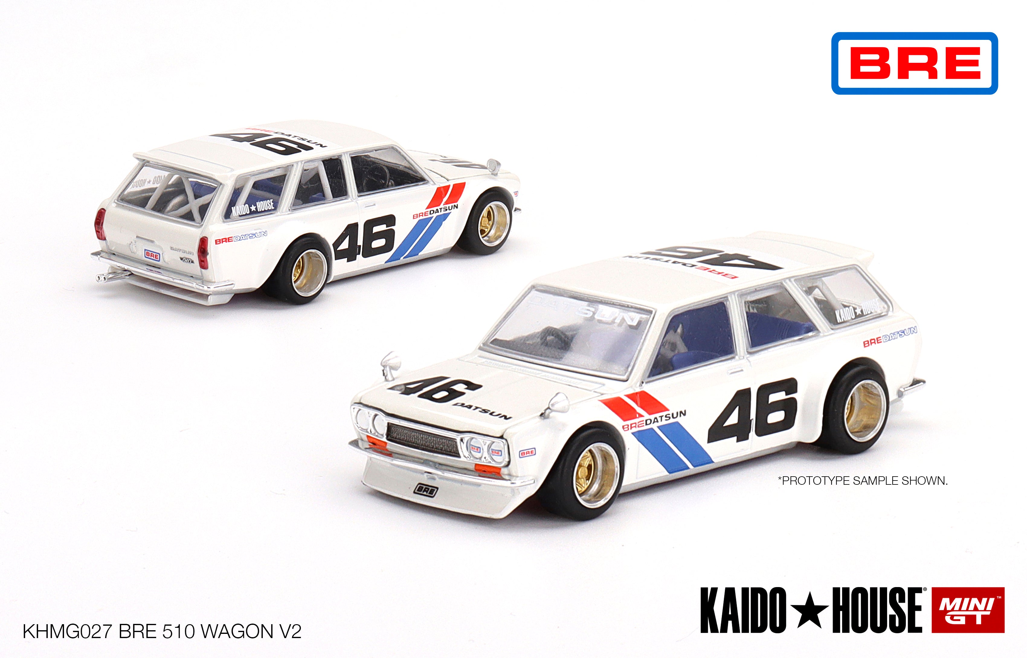 ミニカー KAIDO HOUSE DATSUN 510WAGON BRE 026 027 KAIDO HOUSE MINI GT DATSUN 510 WAGON COLLECTIBLE IMPORT RACE