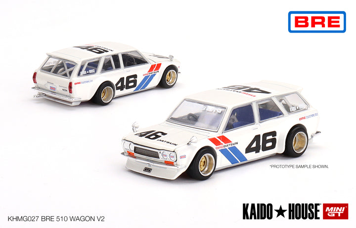 Kaido House + Mini GT Datsun KAIDO 510 Wagon BRE V1/V2 RHD