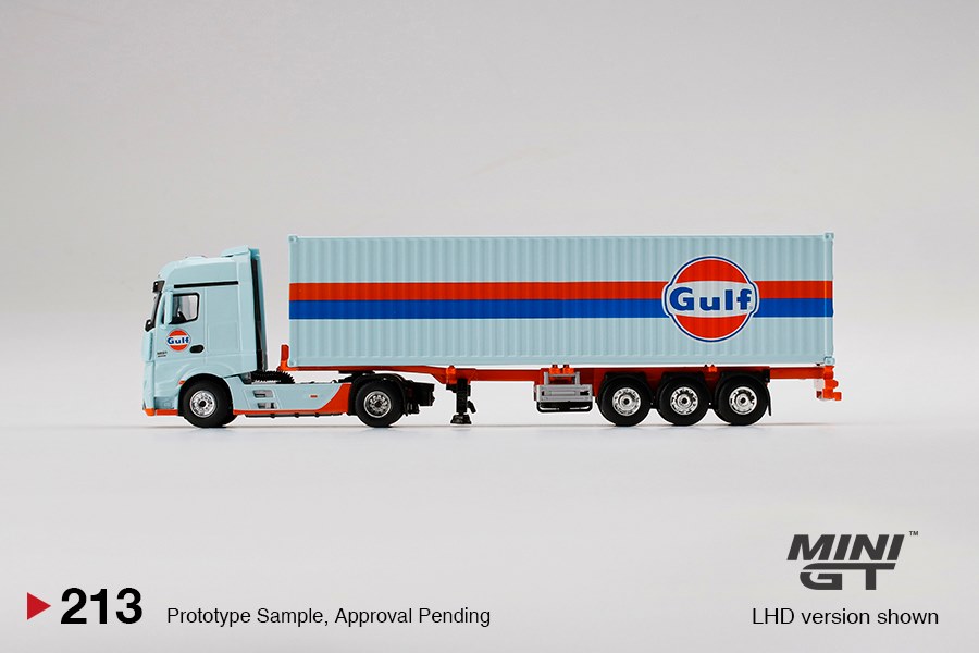 Mini GT 1:64 Mercedes-Benz Actros Dry Container (Gulf)