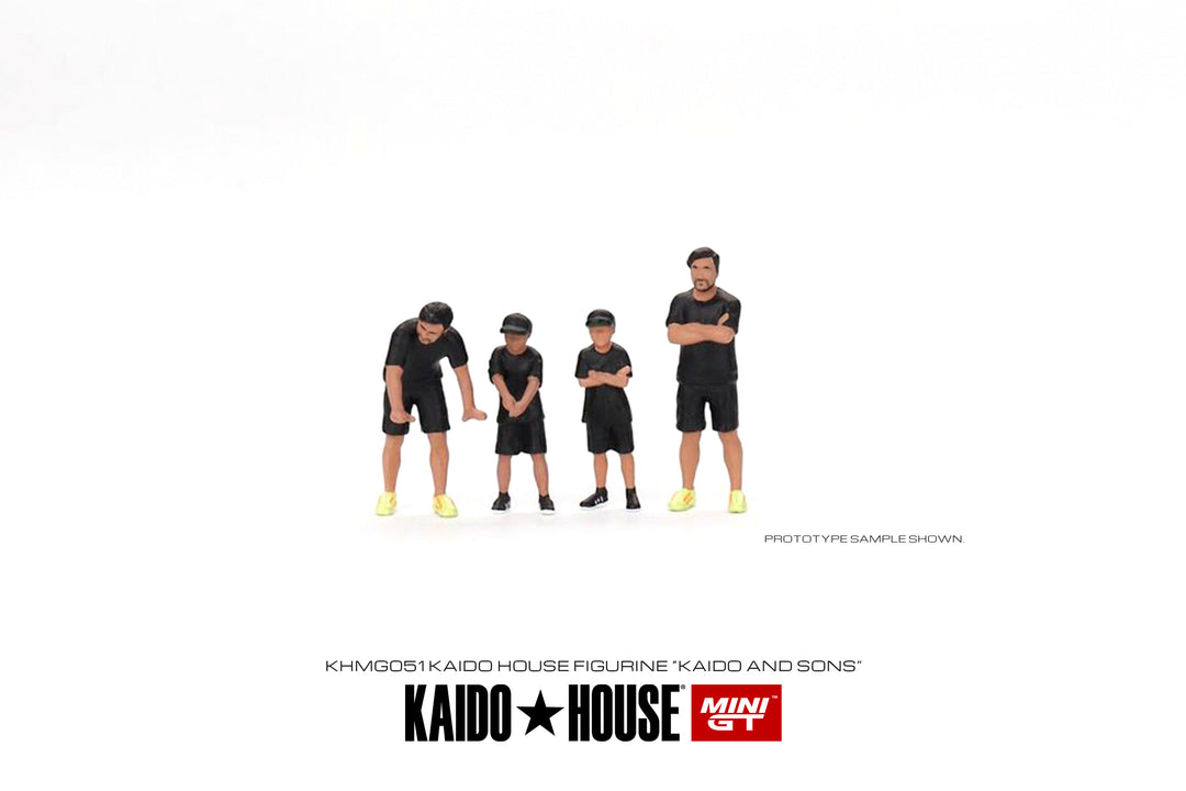 Kaido House + MINIGT 1:64 Figurine: Kaido & Sons KHMG051