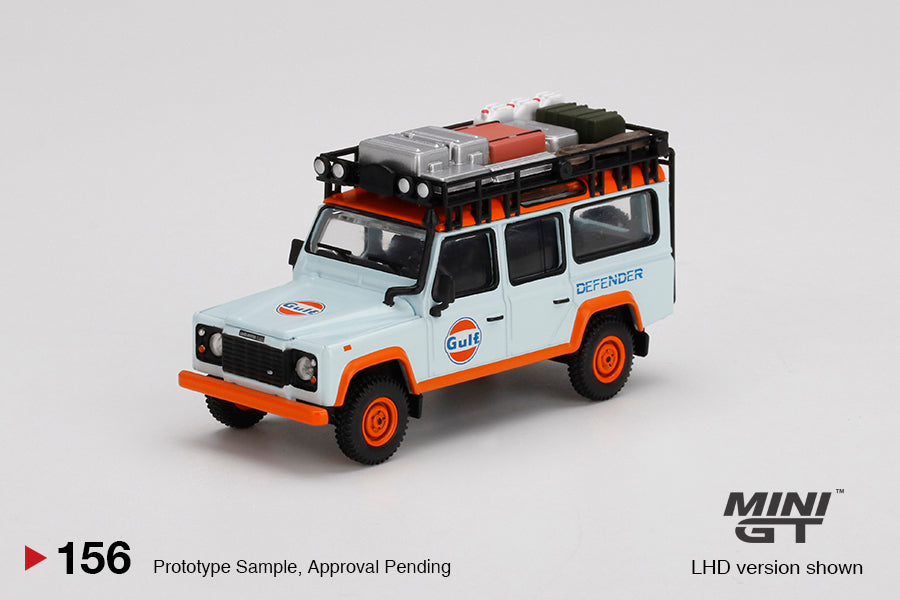 Mini GT 1:64 Land Rover Defender 110 Gulf MiJo Exclusive MGT00156-MJ