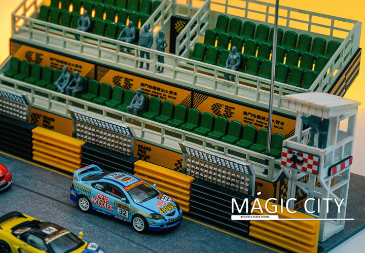 Magic City 1:64 Macau Grand Prix Guia Circuit Spectator Stand