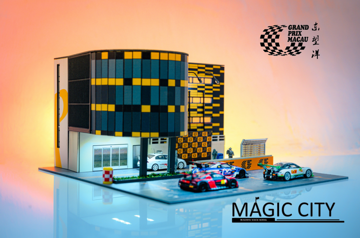Magic City 1:64 Macau Grand Prix Circuito de Guia Spectator Main Building GT0002