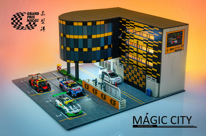 Magic City 1:64 Macau Grand Prix Guia Circuit Spectator Main Building