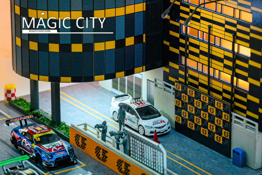 Magic City 1:64 Macau Grand Prix Guia Circuit Spectator Main Building