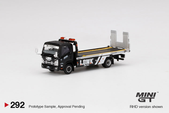 Mini GT 1:64 Isuzu N-Series Vehicle Transporter LBWK Black MGT00292-R