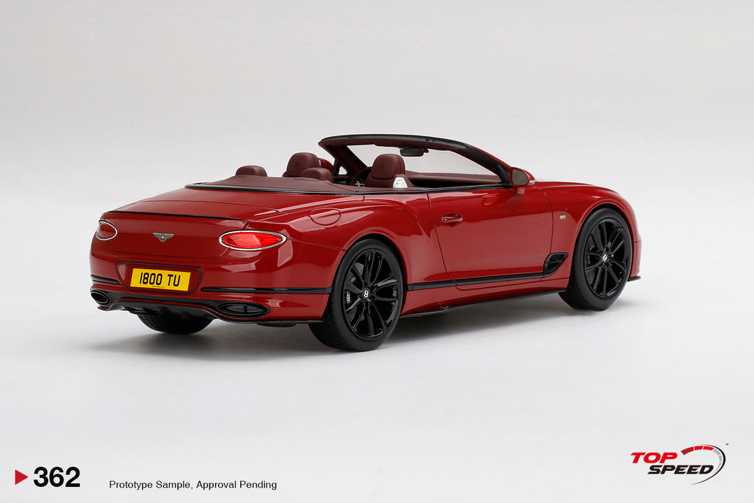 [Backorder] Topspeed 1:18 Bentley Continental GT Convertible Mulliner Number 1 Edition