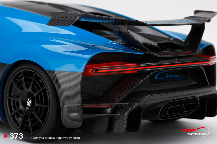 Topspeed 1:18 Bugatti Chiron Pur Sport Agile Blue