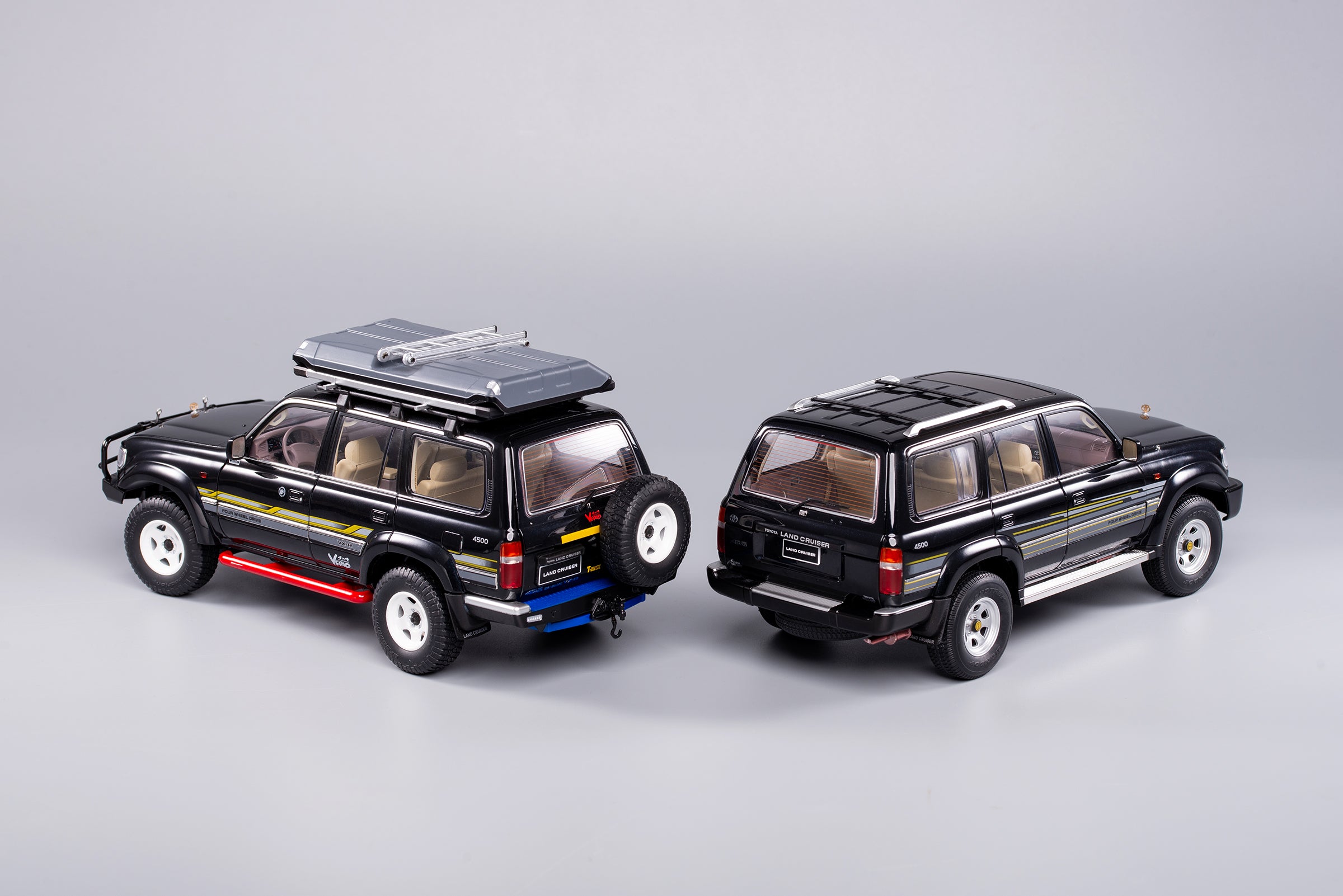 KENGFAI 1:18 Land Cruiser Pearl Black Off-road Left LHD KENGFAI 1:18 Land Cruiser Pearl Black Off-road Left LHD