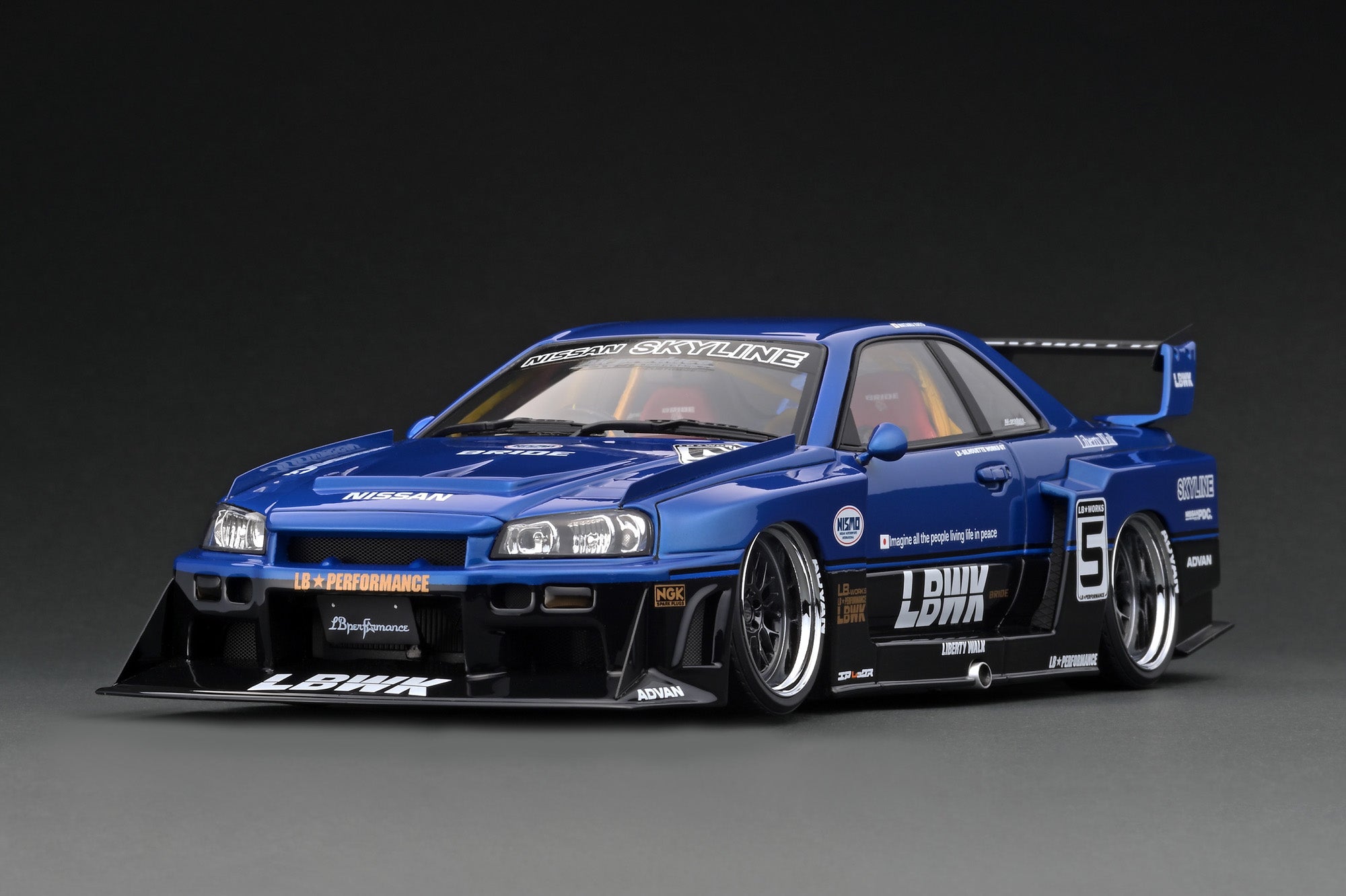 1/64 CMモデル リバティウォーク ER34 Blue-