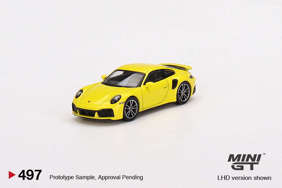 Mini GT 1:64 Porsche 911 Turbo S Racing Yellow MGT00497-CH
