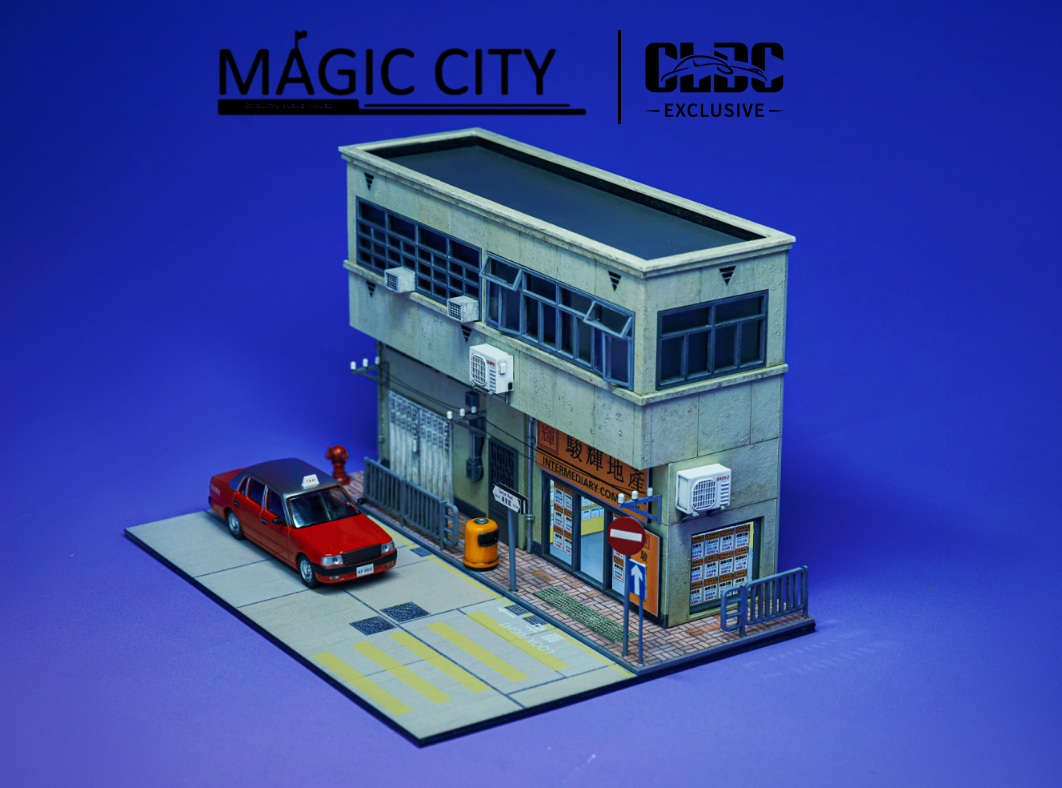 CLDC x Magic City 1:64 Diorama Hong Kong Street View, Canton Road Building Scene