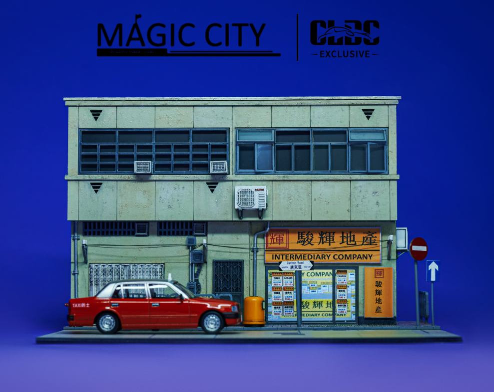 CLDC x Magic City 1:64 Diorama Hong Kong Street View, Canton Road Building Scene