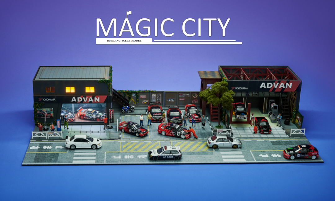 Magic City 1:43/1:64 CLDC + Magic City Hong Kong Street View, Canton R