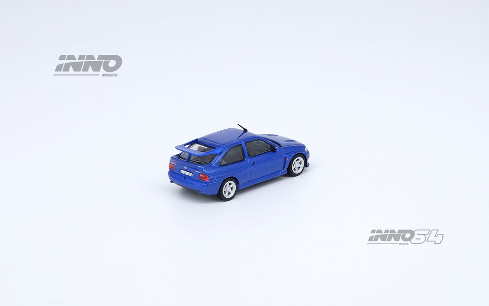 Inno64 1:64 Ford Escort RS COSWORTH Metallic Blue IN64-FERS-BLULHD Rear