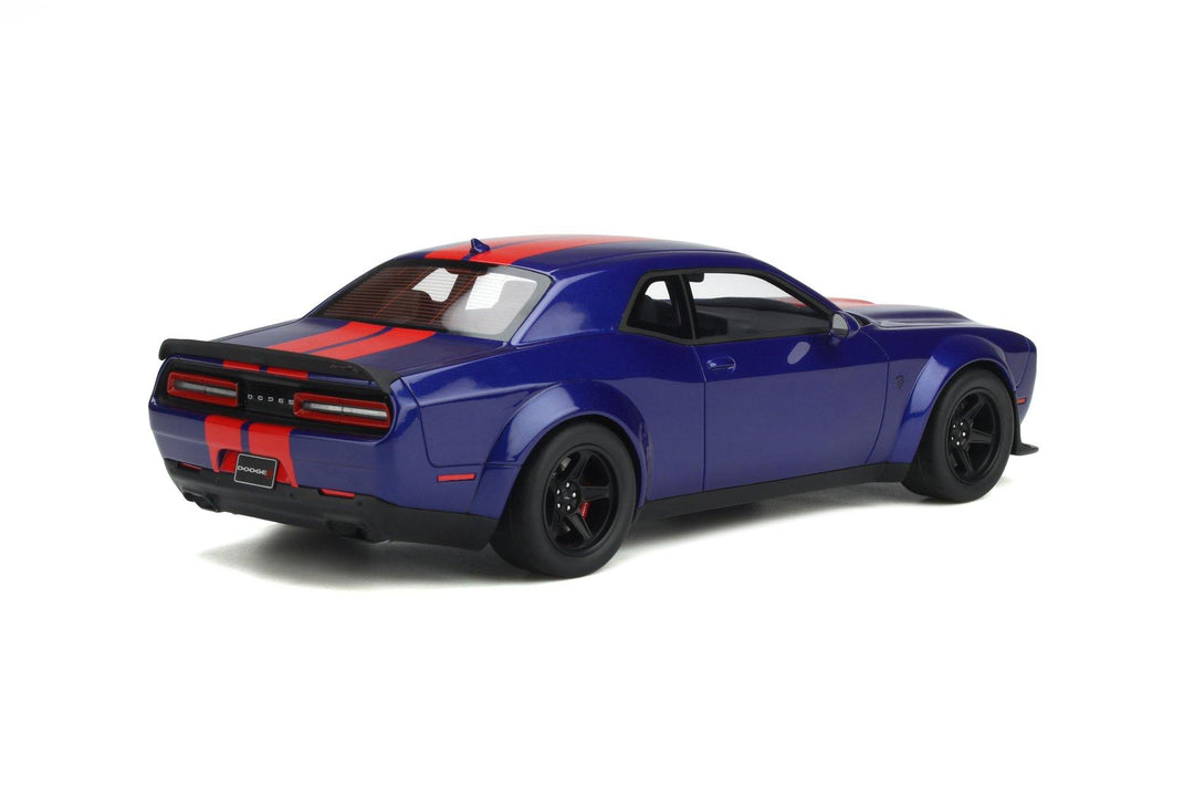 [Preorder] GT Spirit 1:18 Dodge Challenger Super Stock 2021 Blue GT362 - Horizon Diecast