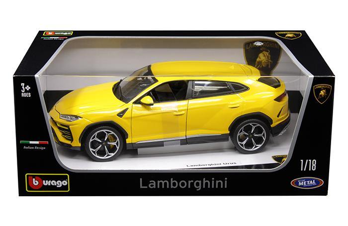 Bburago 1:18 - Lamborghini Urus Yellow - Horizon Diecast