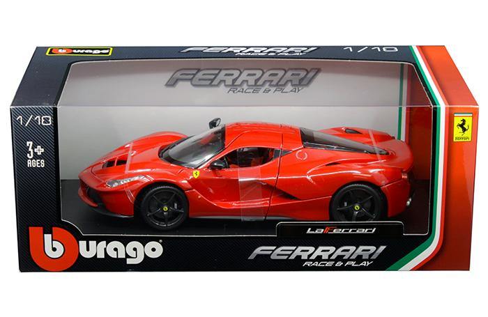 Bburago 1:18 Ferrari Race & Play - LaFerrari (Red) - Horizon Diecast