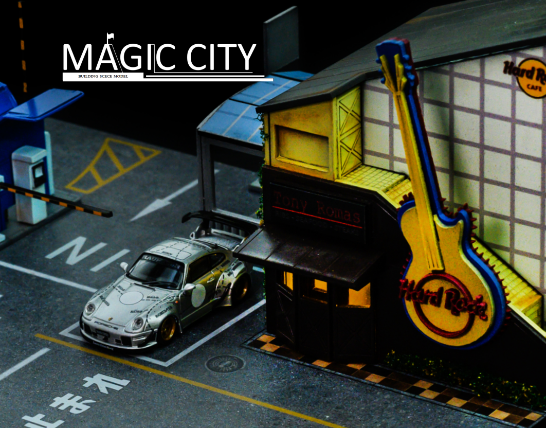 Magic City 1:64 Diorama RWB Roppongi Rolling Stone Restaurant