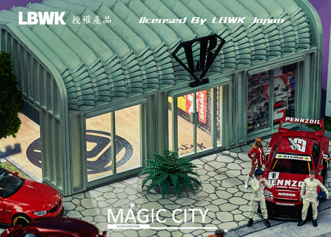 Magic City 1:64 Diorama Japan LBWK HQ White Spire Exhibition Hall