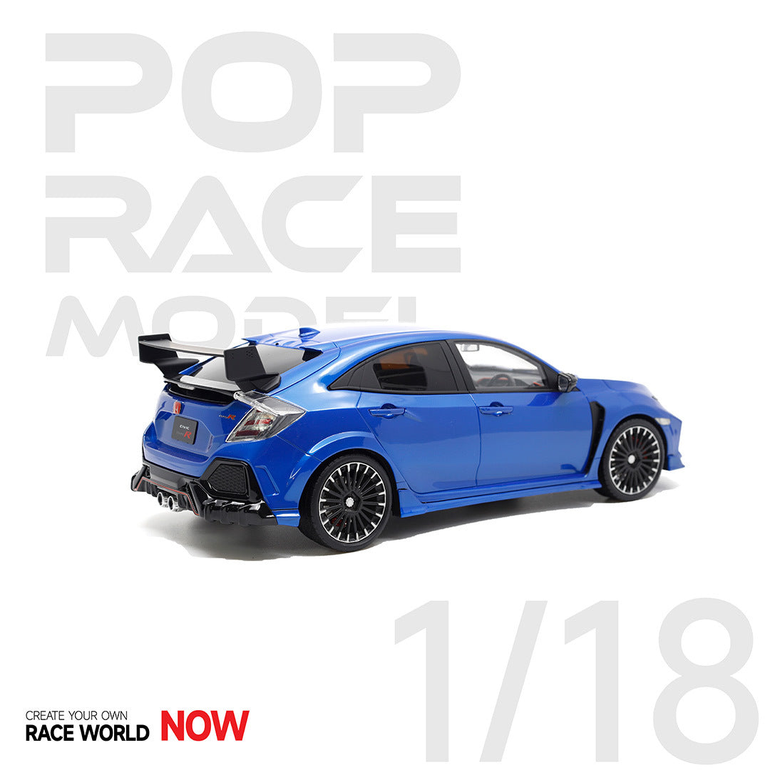 POPRACE 1:18 Honda FK8 Mugen Civic Type R - Blue