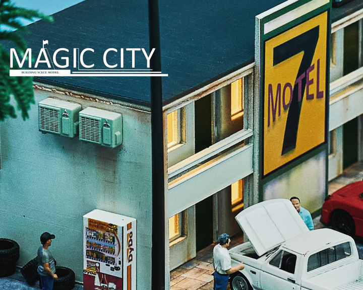 Magic City 1:64 Diorama American Street Scene - Motel