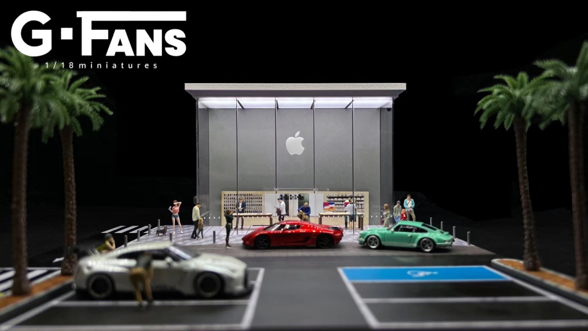 G.Fans 1:64 Diorama Apple Store Building 710032 – Horizon Diecast