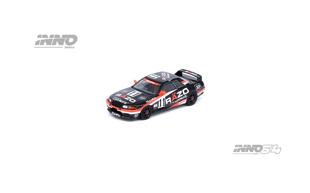 Inno64 1:64 Nissan Skyline GT-R (R32) #11 "RAZO TAMPIO" Japan Super N1 Endurance Race 1994 IN64-R32-RAZO 