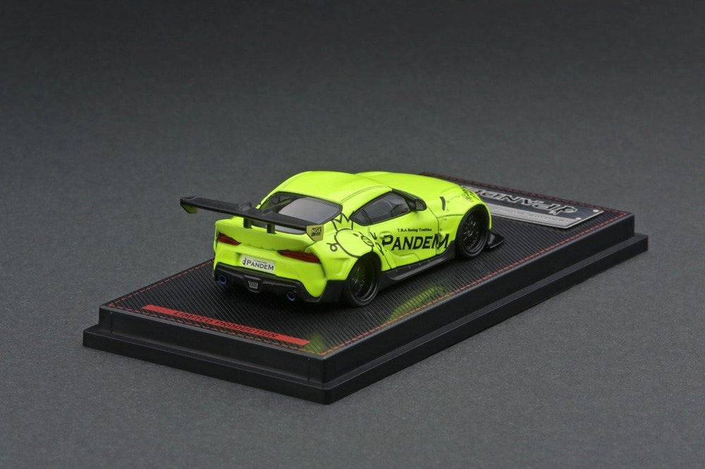 Ignition Model 1:64 PANDEM Supra (A90) Yellow Green IG2337 Rear