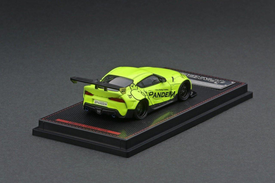 Ignition Model 1:64 PANDEM Supra (A90) Yellow Green IG2337 Rear