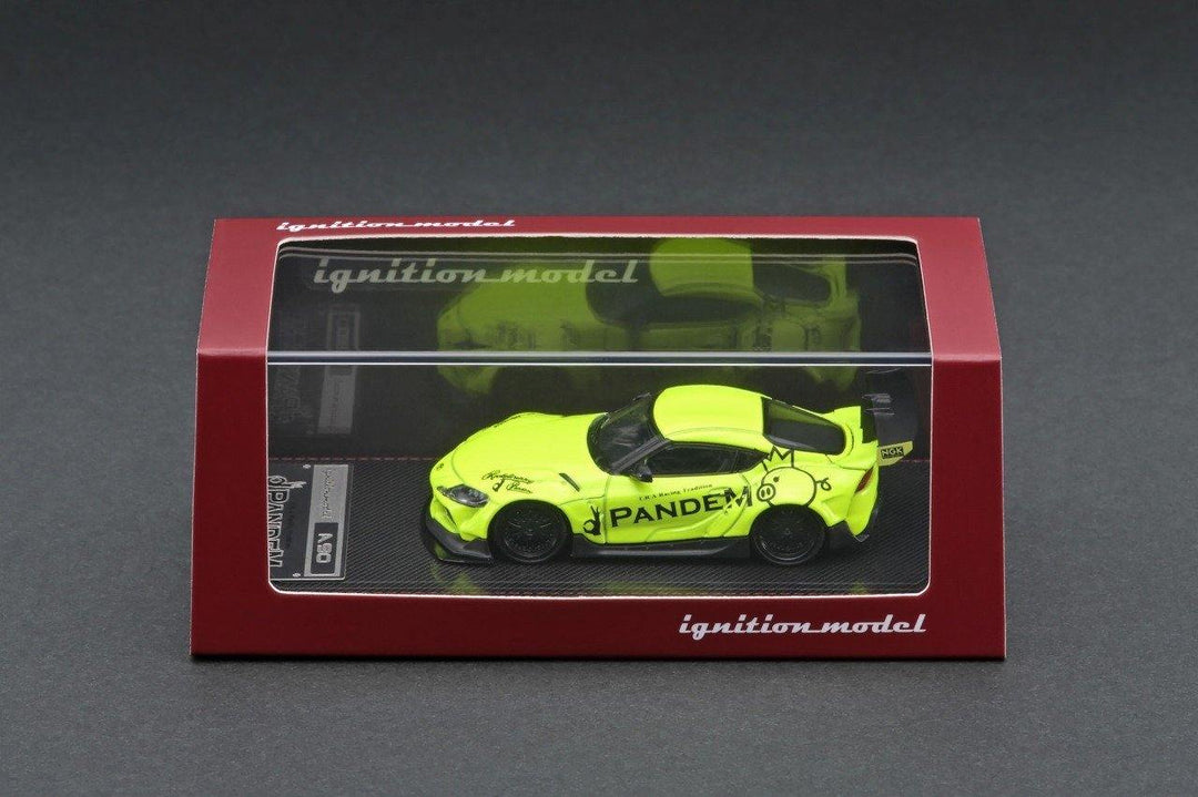 Ignition Model 1:64 PANDEM Supra (A90) Yellow Green IG2337
