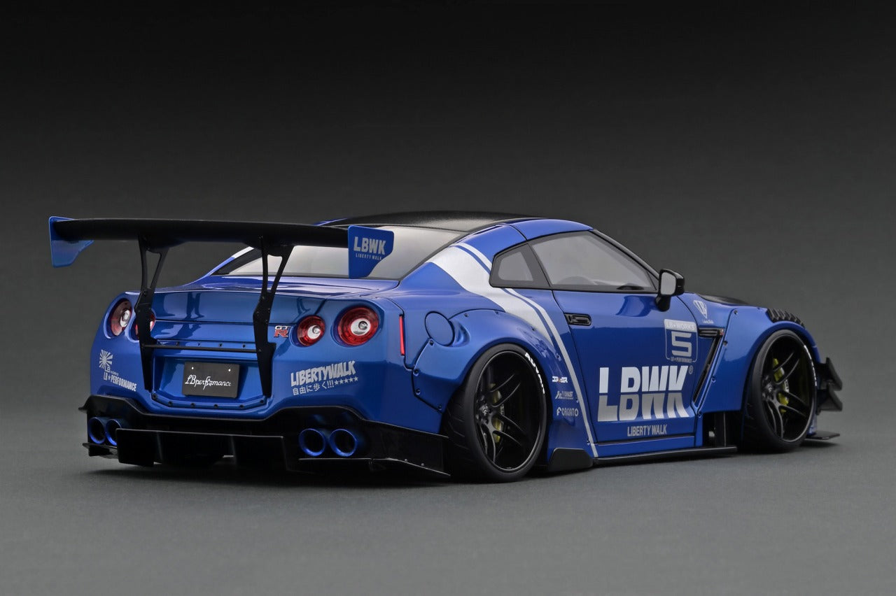 1/18 LB-WORKS GT-R(R35) メタリックパープル／グリーン-