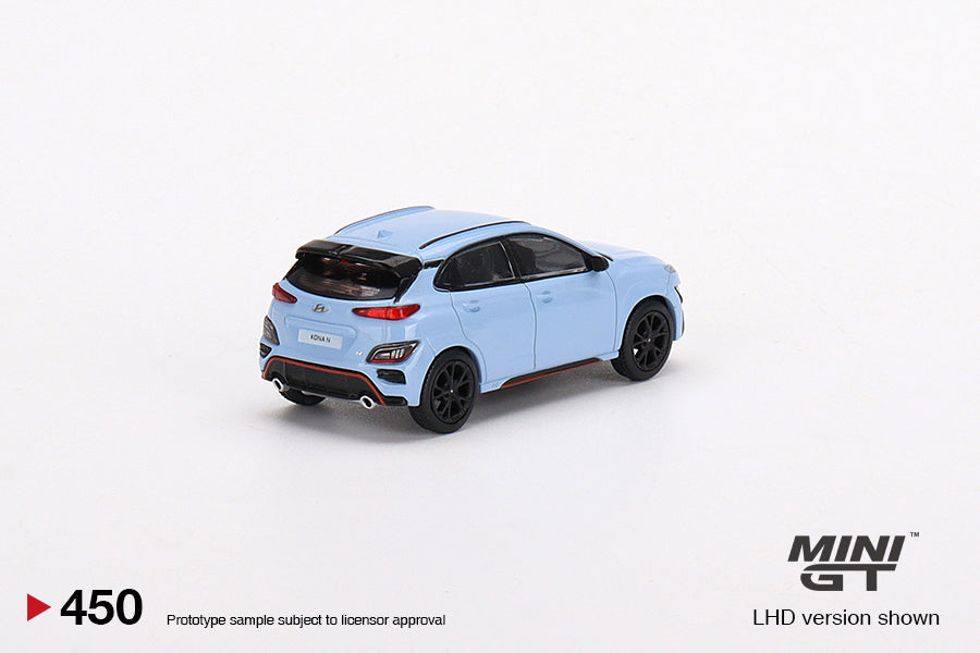 Mini GT 1:64 Hyundai KONA N Performance Blue LHD MGT00450 Rear