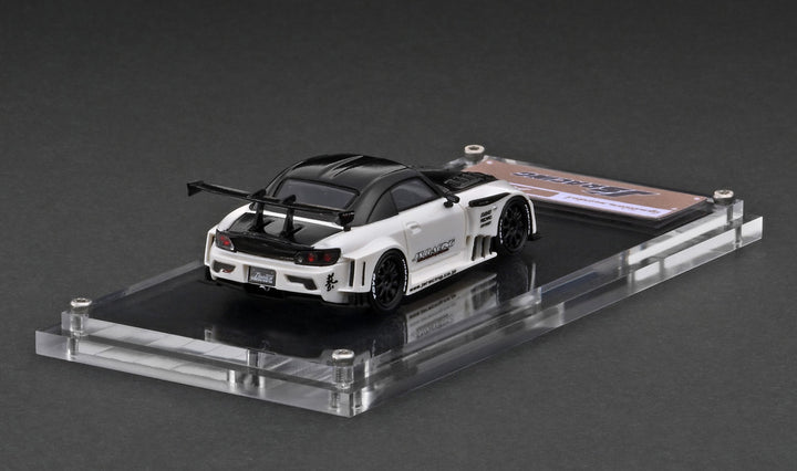 Ignition Model 1:64 J'S RACING S2000 (AP1) Pearl White IG2559 Rear