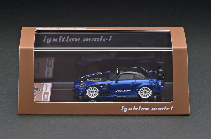 Ignition Model 1:64 J'S RACING S2000 (AP1) Blue Metallic IG2561 Side and BOx
