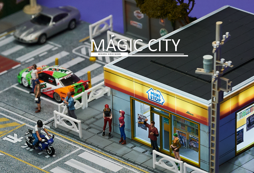 最安値挑戦】 1/64 magic city ジオラマ ワゴン WAGON カスタム