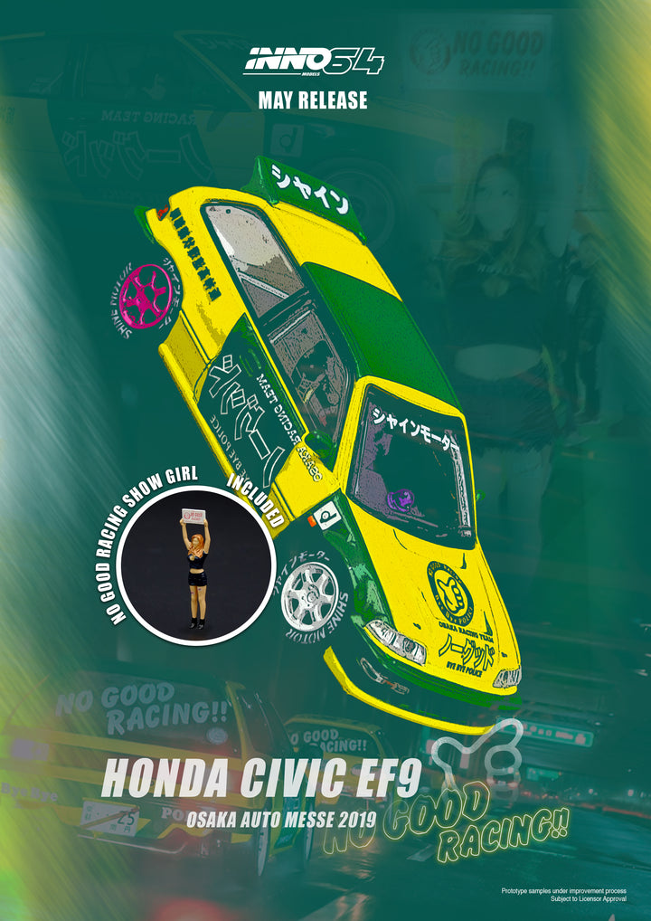 Inno64 Honda Civic EF9 "NO GOOD RACING" OSAKA AUTO MESSE 2019