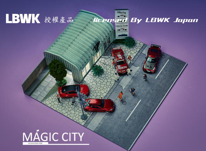 Magic City 1:64 Diorama Japan LBWK HQ White Spire Exhibition Hall