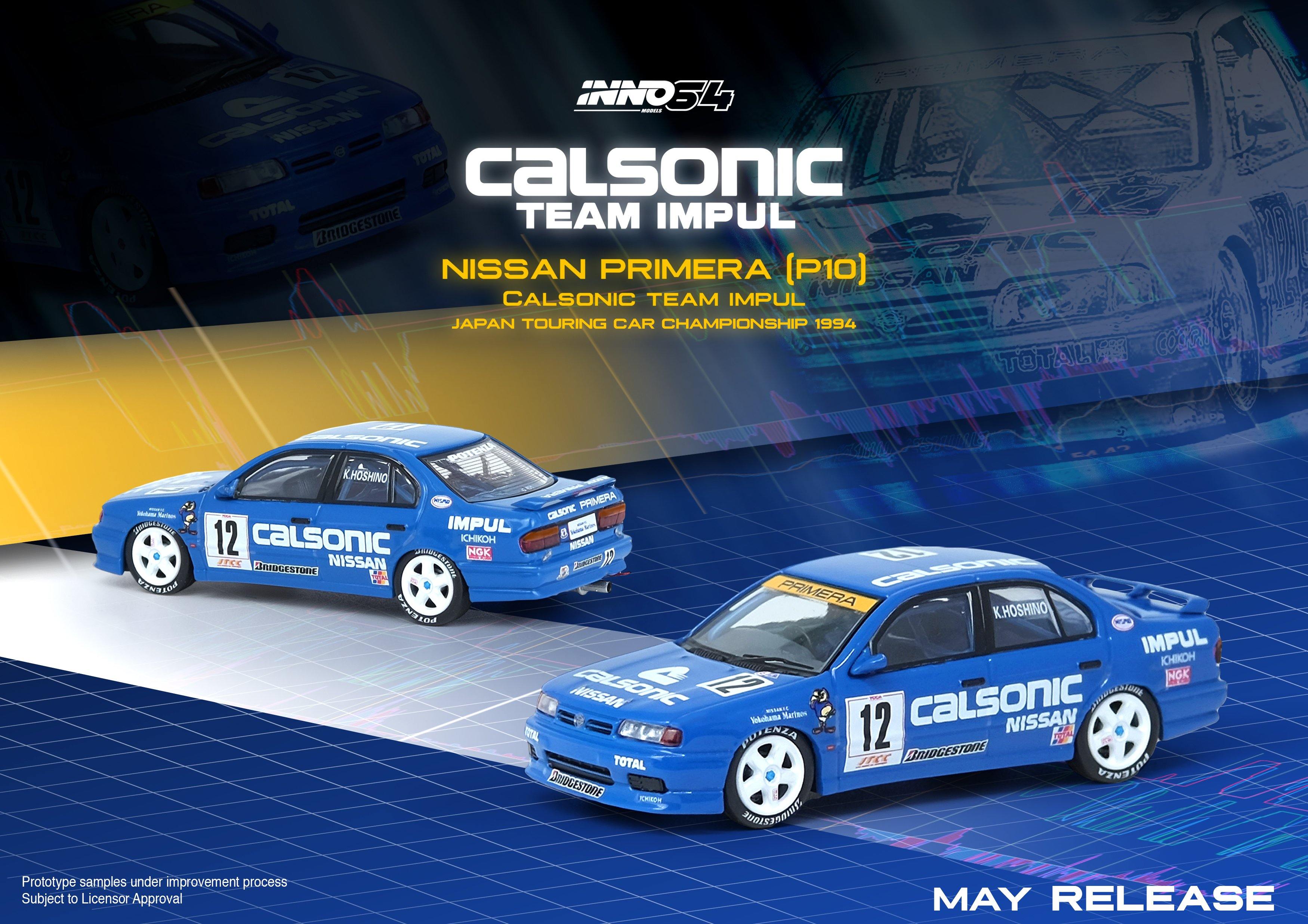 Inno64 1:64 Nissan Perimera (P10) #12 Calsonic JTCC 1994 IN64-P10