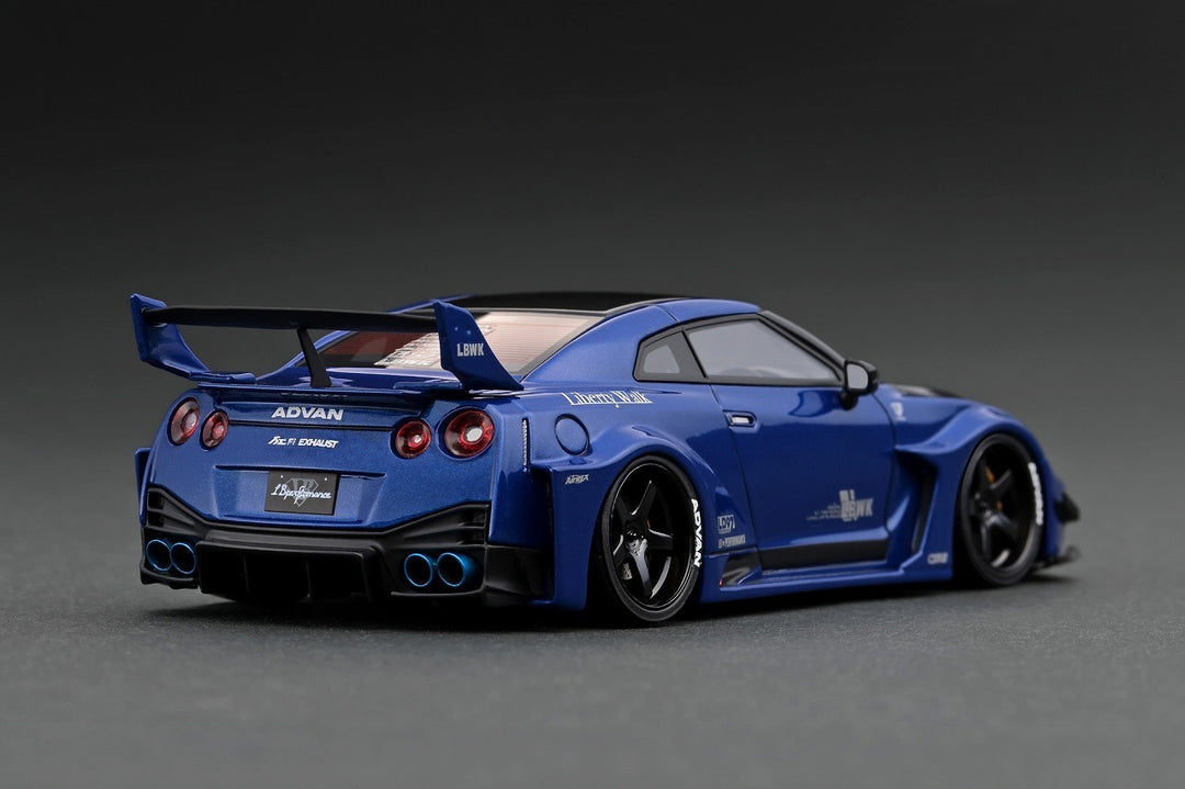 [Preorder] IG 1:43 LB-Silhouette WORKS GT Nissan 35GT-RR Blue Metallic